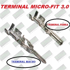 Terminal macho Microfit, Para Conector Micro-Fit 3.0 Crimp Terminal male
