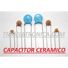 10KpF - Capacitor Ceramico Disco ,Ceramic Disc Capacitors 50Volts Single layer