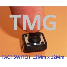 CHAVE TACT 4,3Mm -  12MmX12MmX4,3Mm 4 pinos - Tact Switches