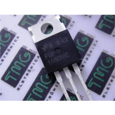 10N20 - Transistor MOSFET N-CH 200V 9.5A 3-Pinos TO-220 - FQP10N20C