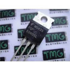 50N06 - Transistor MOSFET N-CH 60V 52,4A 3-Pinos TO-220 - FQP50N06L - TO 220