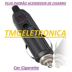 PLUG ACENDEDOR DE CIGARROS COM LED - Car Cigarette Plug