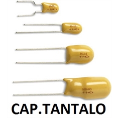 0,22UF - CAPACITOR TANTALO RADIAL TIPO GOTA, Capacitors Tantalum,Tantalum Electrolytic Capacitors - Cap. Tant. 0,22UF/35V