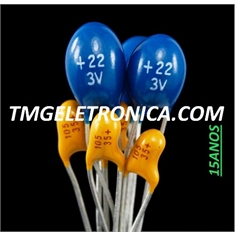 2,2UF - CAPACITOR TANTALO RADIAL TIPO GOTA, Capacitors Tantalum,Tantalum Electrolytic Capacitors - Cap. Tant. 2,2UF/16V