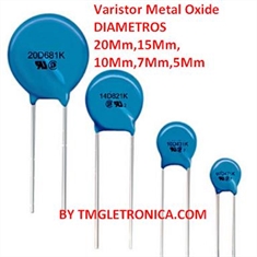 S20K14 - Varistor Metal Oxide Monolithic 14VAC/18VDC, Radial Lead Varistor High Surge Current, Metal-Oxide Varistors (MOVs) - RED Ø 20mm - S20K14V - Varistor Metal Oxide Monolithic