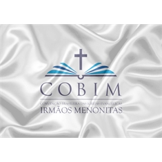 Convenção Brasileira das Igrejas Evangélicas Irmãos Menonitas - Tamanho: 0.90 x 1.28m (2 Panos)
