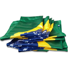 5x Bandeira do Brasil OFERTA 0,35 x 0,46 cm