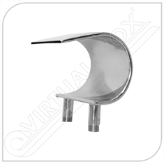 Cascata de Embutir Wave Spa em Aço Inox 304 - Mutinox - Código: SPAW - Linha Profissional