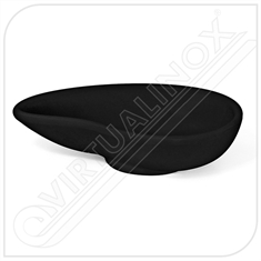 Porta Shoyu Gota Black 10cm Melamina 100% - Gourmet Mix - Código: GX5370