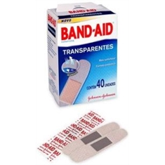 BAND-AID TRANSPARENTE 40UN
