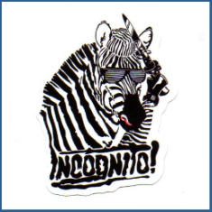 Adesivo Zebra - Incognito