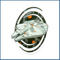 Adesivo Millennium Falcon - Star Wars