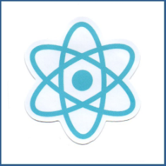 Adesivo React Logo
