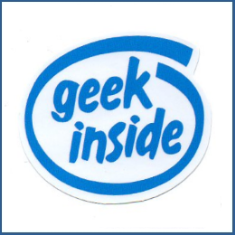Adesivo Geek Inside