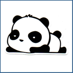 Adesivo Panda Baby