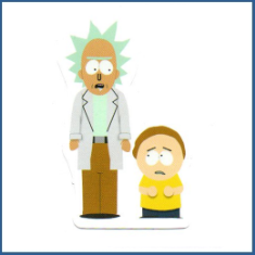 Adesivo Rick e Morty - Personagens (III)