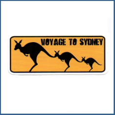 Adesivo - Voyage to Sydney