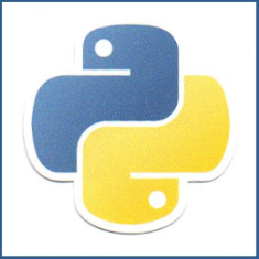 Adesivo Logo Python
