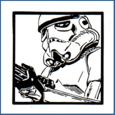 Adesivo Trooper - Star Wars