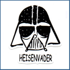 Adesivo Heisenvader (Breaking Bad + Star Wars)