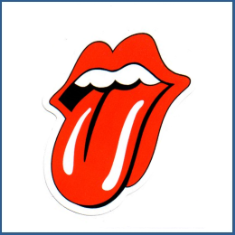 Adesivo Rolling Stones - Modelo 1