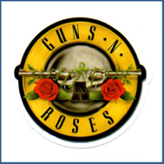 Adesivo Guns n' Roses - Modelo 1