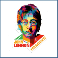 Adesivo John Lennon