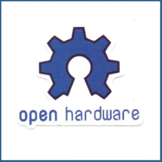 Adesivo Open Hardware