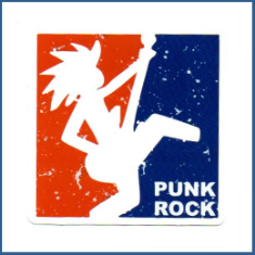 Adesivo Punk Rock