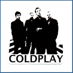 Adesivo Coldplay