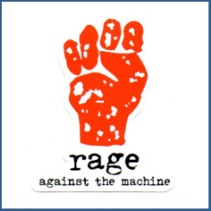 Adesivo Rage Against the Machine - Model 2