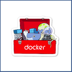 Adesivo Docker Tools - Qualidade StickersDevs