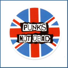 Adesivo Punks Not Dead