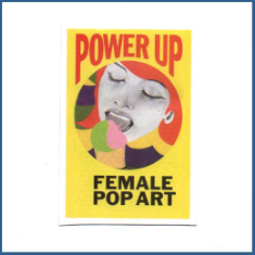 Adesivo Power Up - Female Pop Art