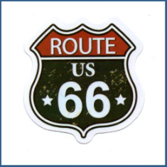 Adesivo Route 66 - Model 2
