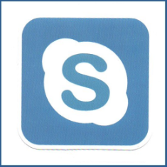 Adesivo Skype Icon