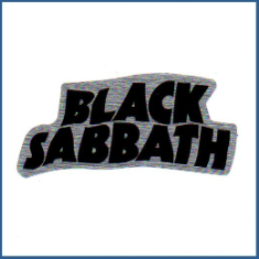 Adesivo metálico - Black Sabbath