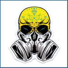 Adesivo - Skull Detox