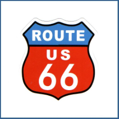 Adesivo Route 66