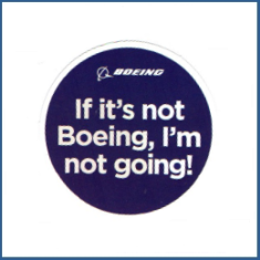 Adesivo Boeing