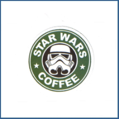 Adesivo Star Wars Coffee