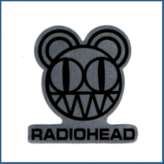 Adesivo metálico -  Radiohead