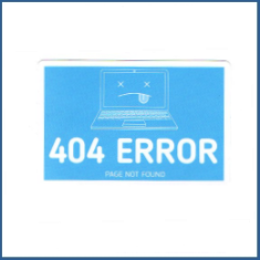 Adesivo Error 404