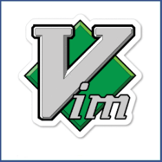 Adesivo VIM - Qualidade StickersDevs