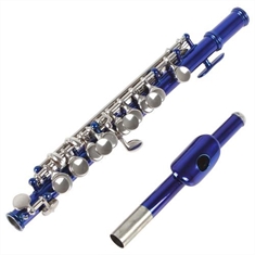 Flautim Americano (slade) Azul & Prata