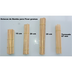 Estacas de Bambu para Grama - 25 cm - 1000 unidades