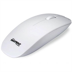 Mouse Ótico USB Slim Maxprint - Branco