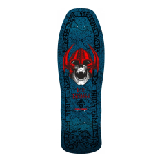 Shape Powell Peralta Welinder Nordic Skull Skateboard Deck Blue 9.625 x 29.75