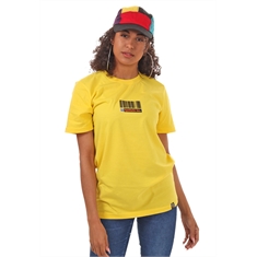 Camiseta Barcode Synthetic Inc amarelo - G