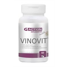 VINOVIT 60 cáps Gaction ( semente de uva)